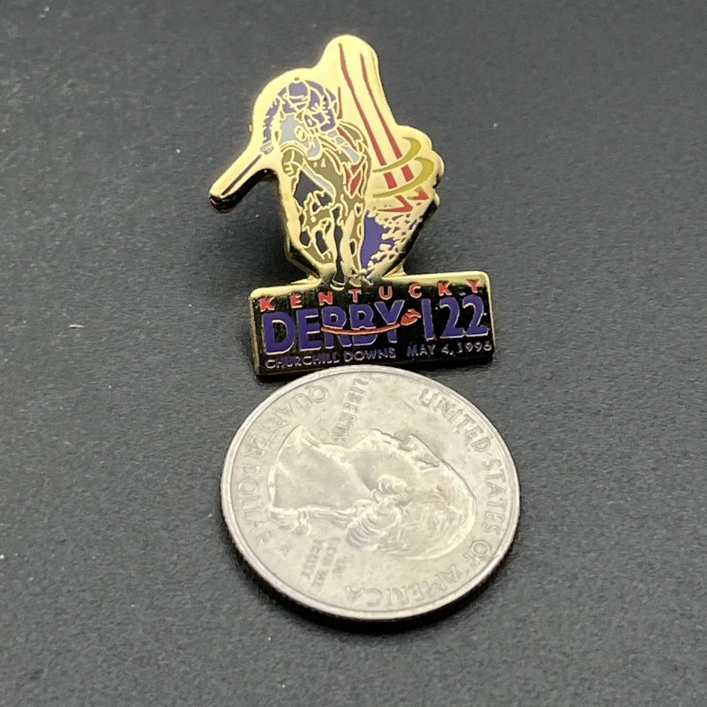 Kentucky Derby 122 Horse Racing Churchill Downs Lapel‎ Hat Pin